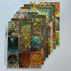 VTG 1993 Comic Images Boris 3 All-Prism Complete‎ Set 1–72 Trading Cards